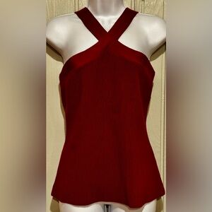 NWT. INC International Concepts Magenta Halter Knit Sweater - FINAL PRICE
